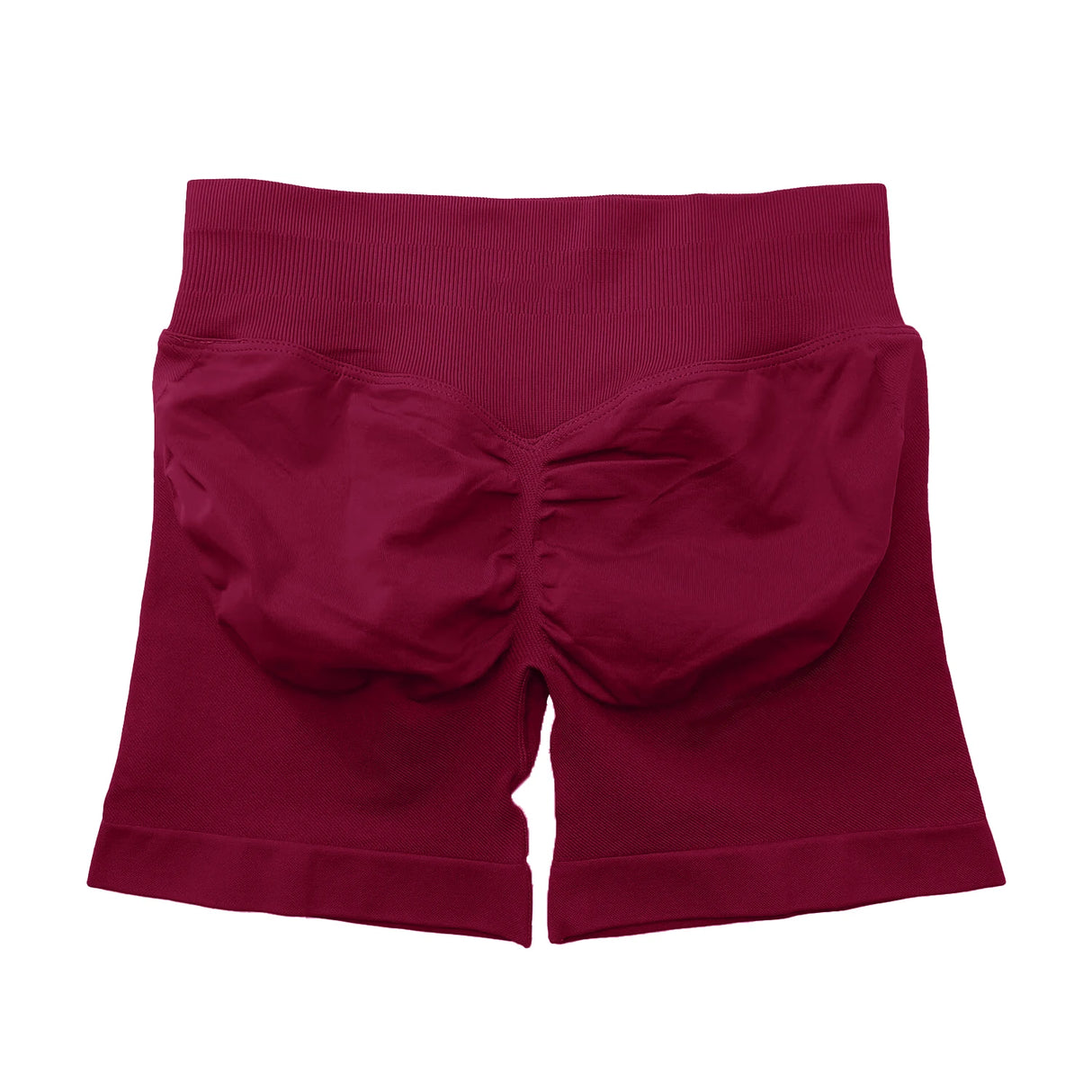 NCLAGEN 4.5" Women's Low Ribbed Band Scrunch Butt Seamless Impact Shorts