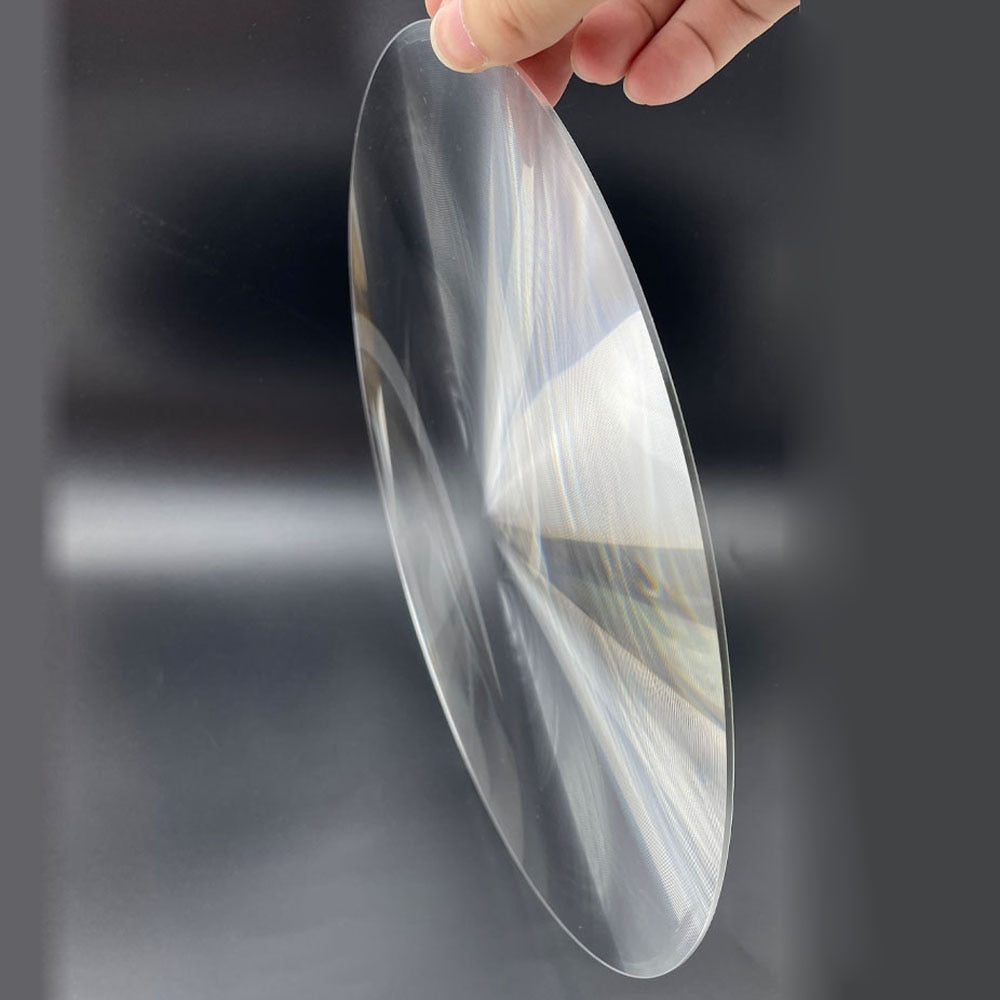 300mm Large Optical PMMA Plastic Big Fresnel Lens Focal Length 120 200 220 260 360 400 600mm 2000mm Solar Concentrator Magnifier