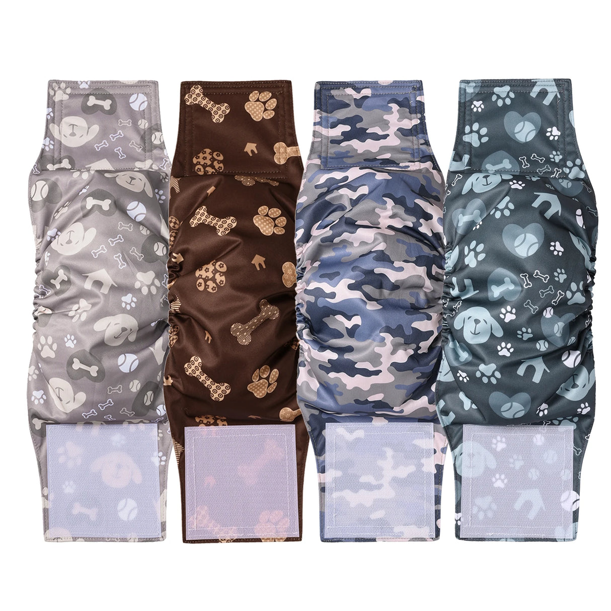 2/3/4/5Pack Cotton Cloth Diaper For Male Dogs