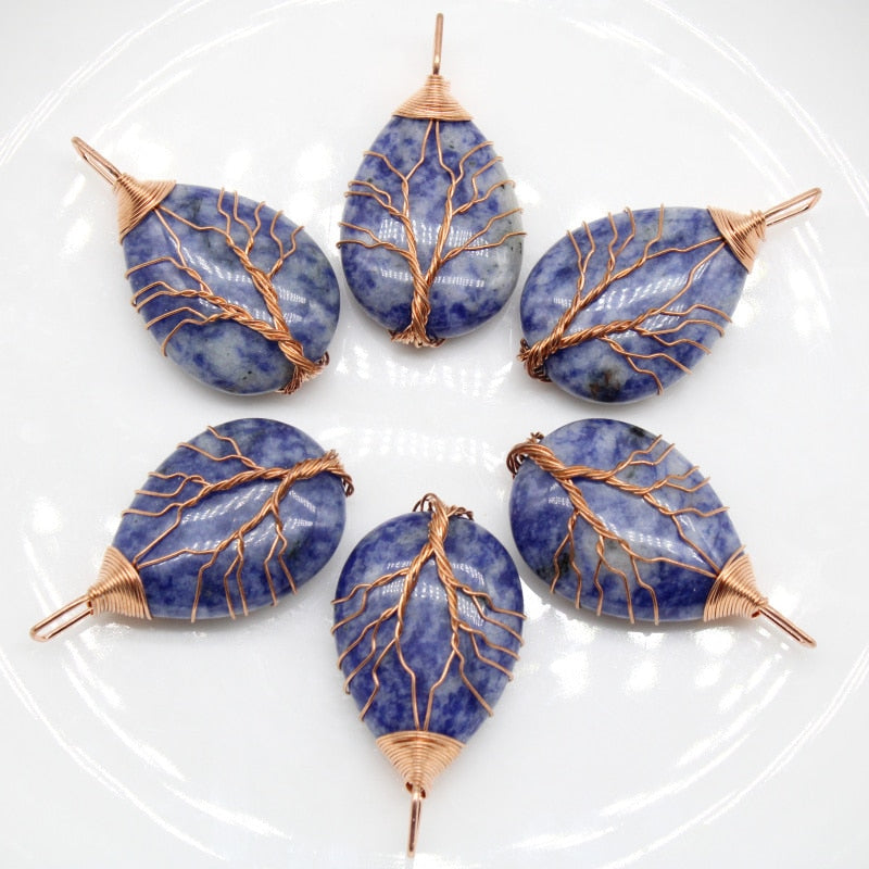 Natural Stone Pendants To Create Your own Necklace.