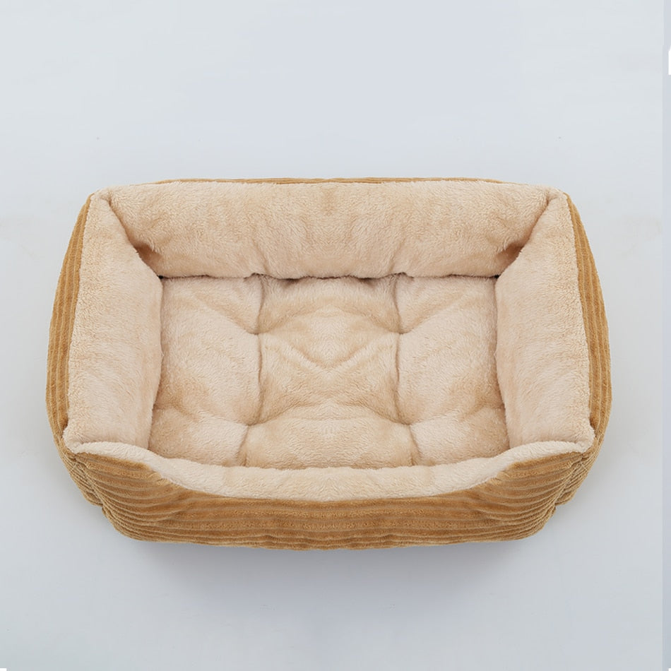 Pet Square Plush Kennel Bed Cushion.