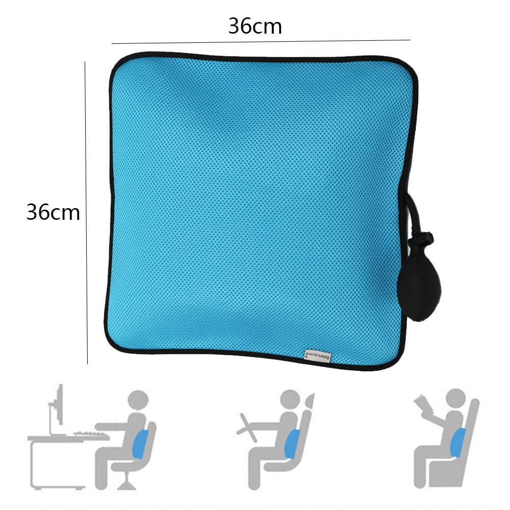 Inflatable Lumbar Support Pillows - Orthopedic Design for Back Pain Relief