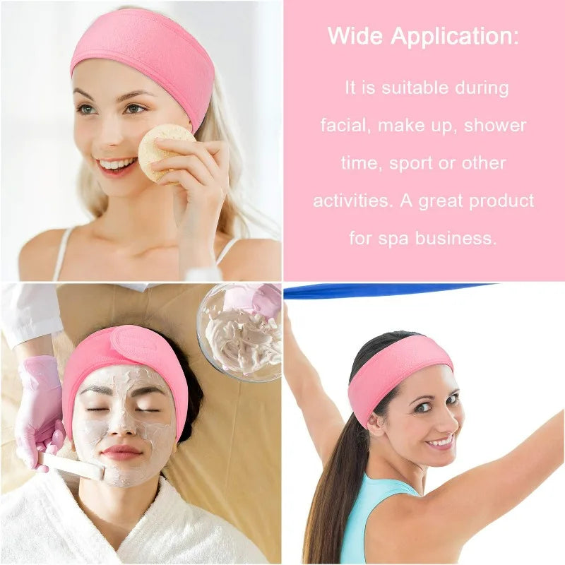 Spa Flannel Elastic Hair Band