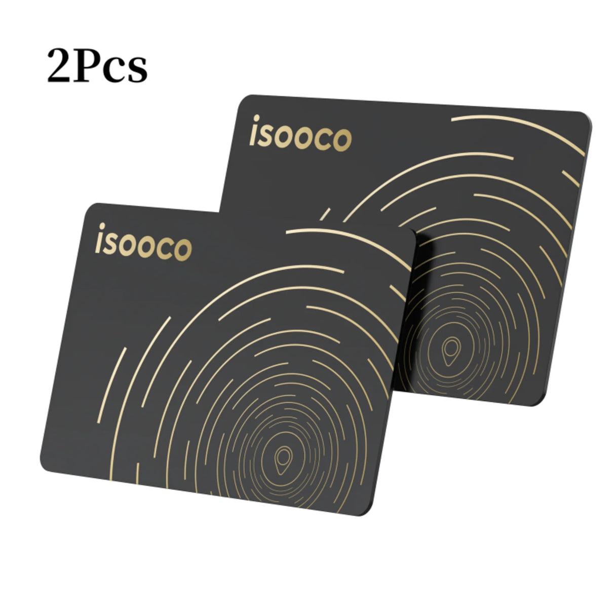 isooco Ultra-thin No Charging Wallet GPS Locator With Bluetooth Pairing Find My (IOS Only)