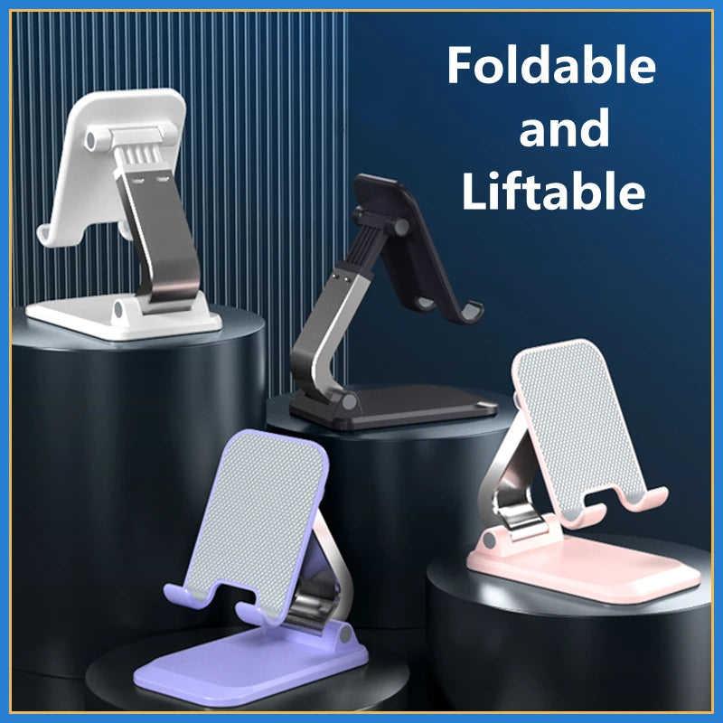 Foldable Metal Desktop Stand For Mobile Phone, iPad  Or Tablet