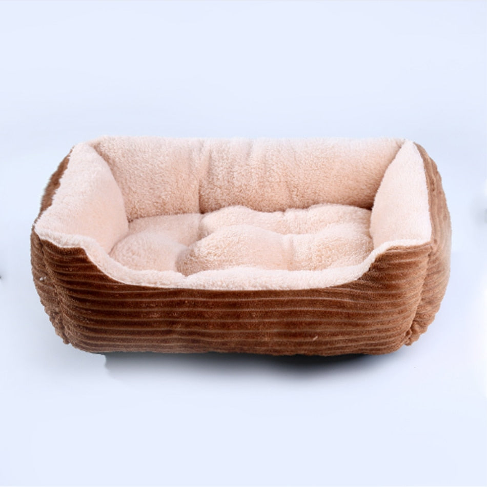 Pet Square Plush Kennel Bed Cushion.