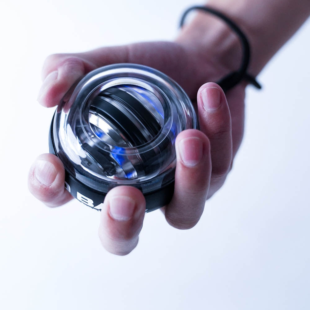 LED Gyroscopic Powerball To measure Range of Muscle Force of Arm, Hand And Wrist for Fitness.