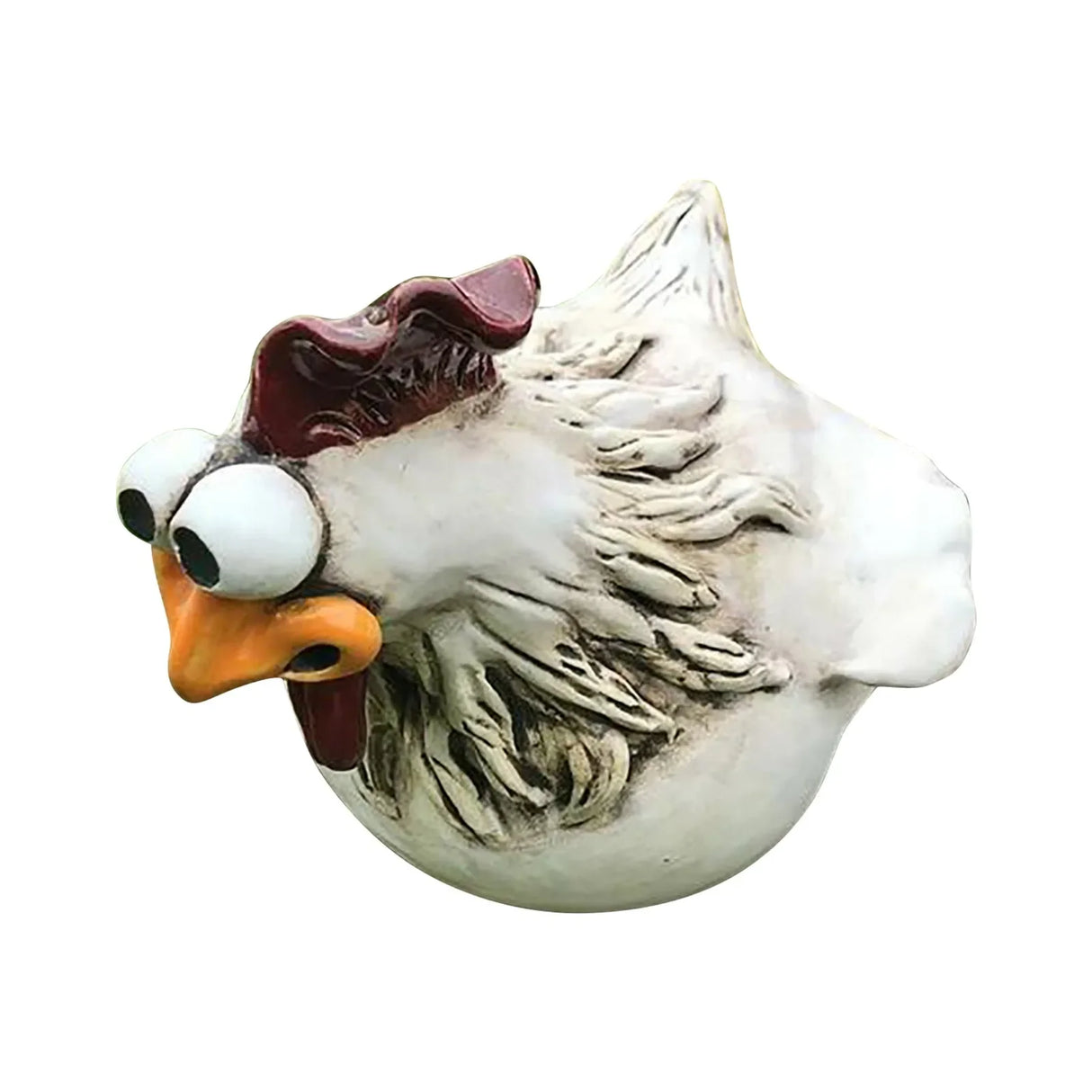 Resin Chicken Fence Decor