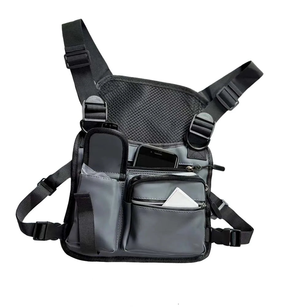 Men's Workwear functional vest chest bag