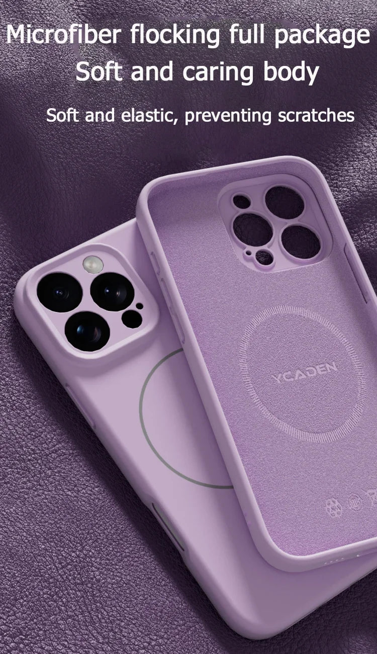 Liquid Soft Silicone Magsafe Wireless Charge Magnetic Case For iPhone 16 Plus 15 14 13 12 Pro Max 11 Cover