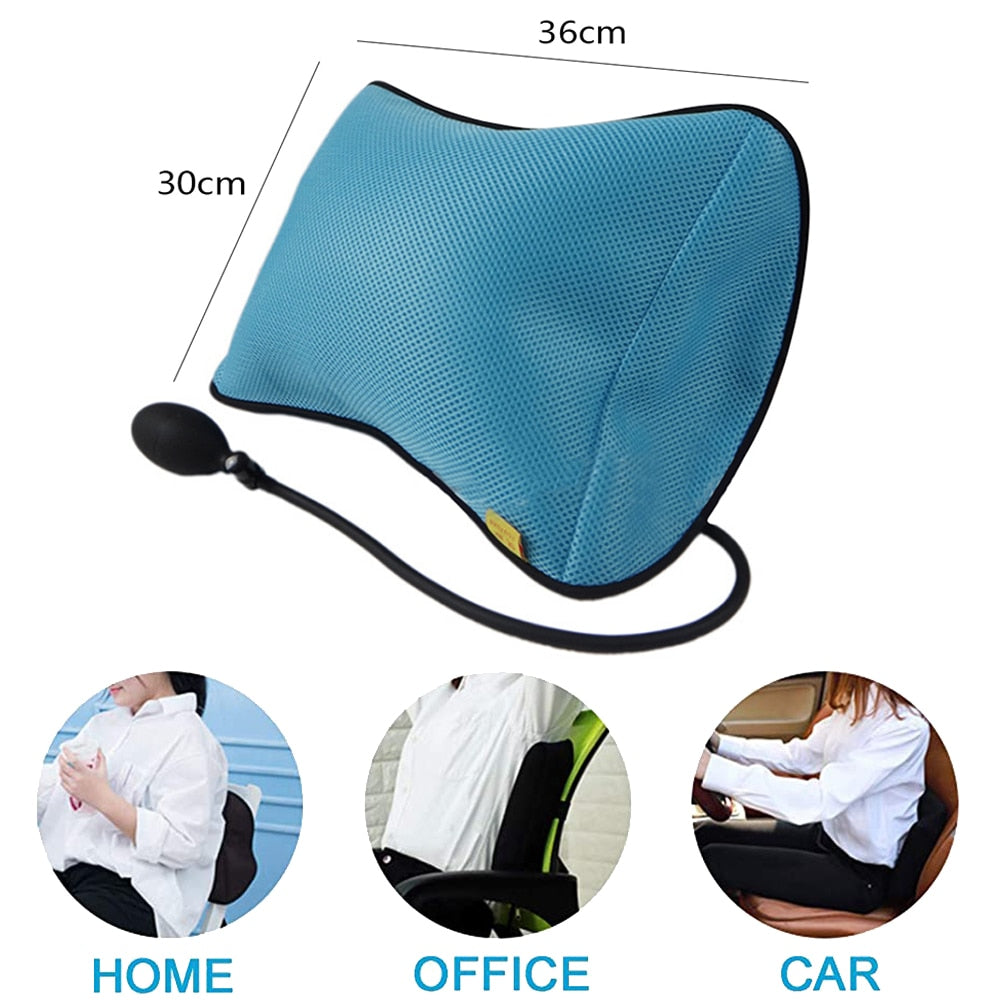 Inflatable Lumbar Support Pillows - Orthopedic Design for Back Pain Relief