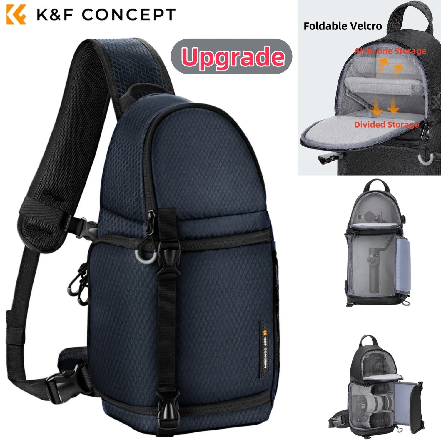 K&F Concept Waterproof 10L DSLR/SLR Sling Camera Backpack