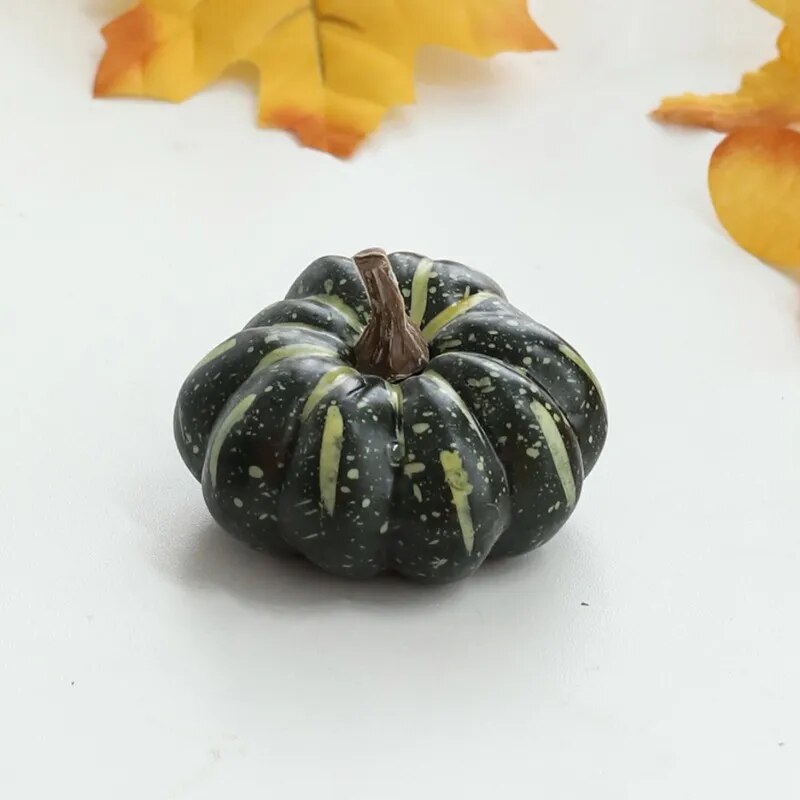Mini Artificial Harvest Or Halloween Pumpkin Decorations.
