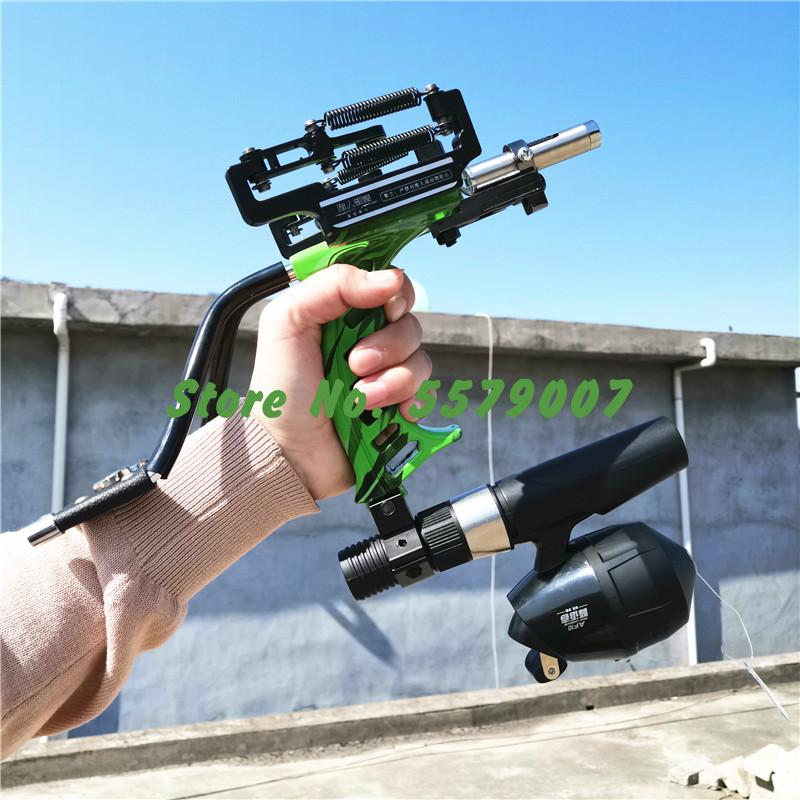 Professional Hunting Or Fishing Slingshot With Powerful Laser.