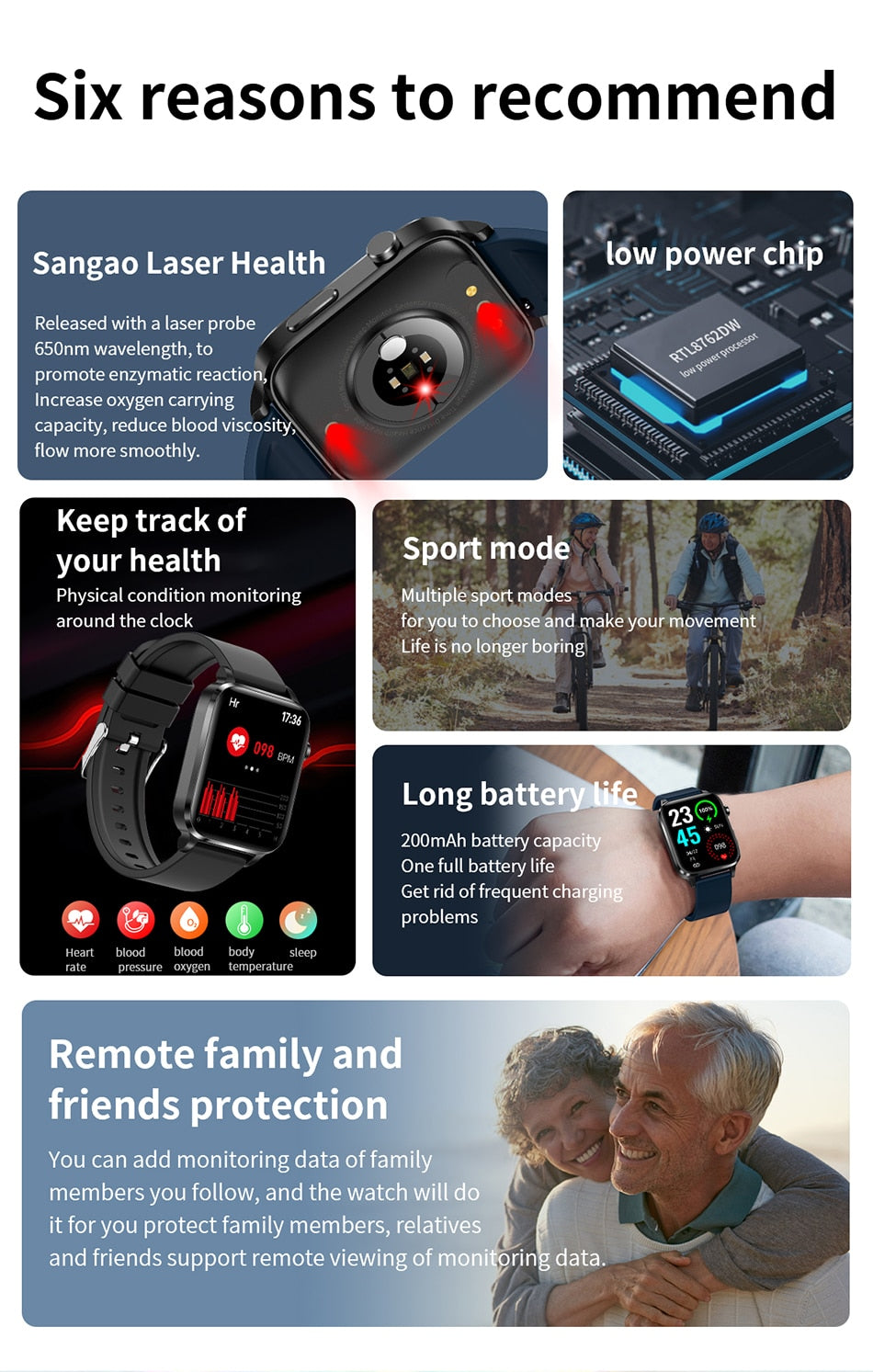 Men's 2023 New Smart Watch. Healthy monitor for your heart rate, hypertension, hyperglycemia. multi sport modes. AND many more purposes.