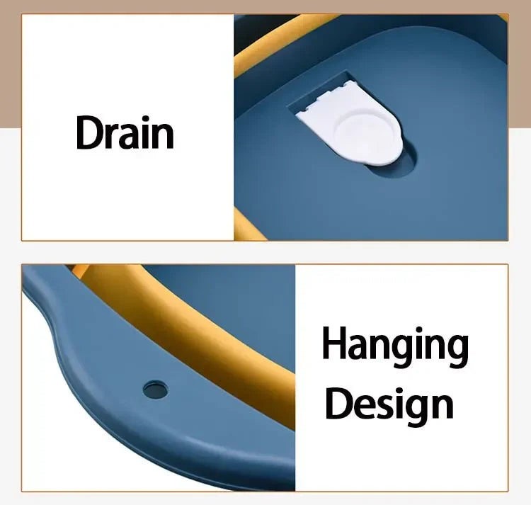 Silicone Foldable Strainer For Fruit Or Vegetables With Strainer