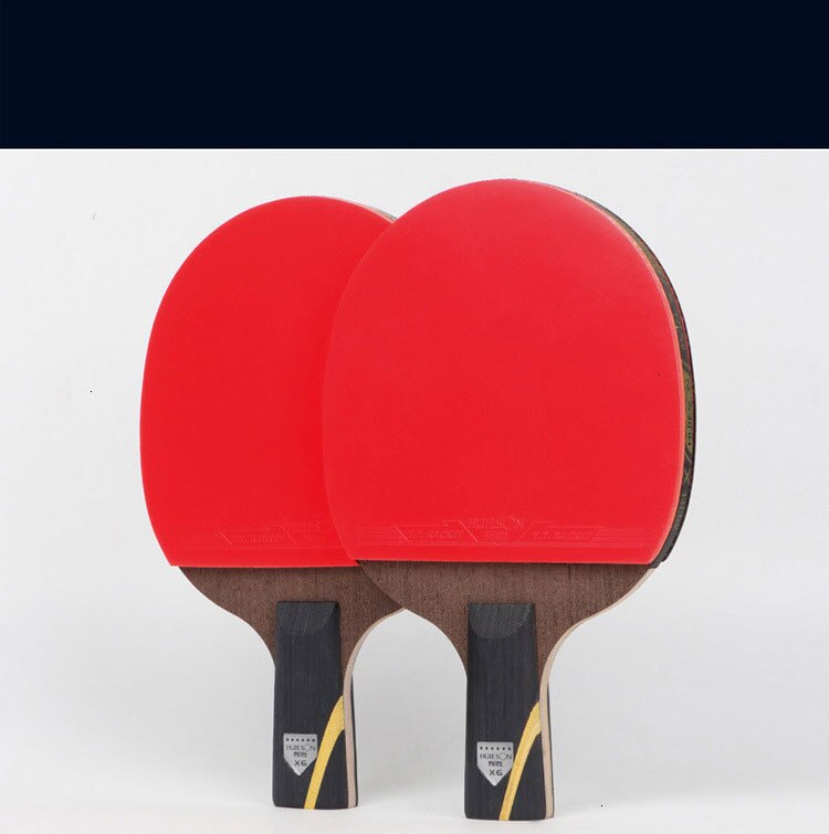 HUIESON 5/6 Star 2Pcs Carbon Table Tennis OR Ping Pong Racket.