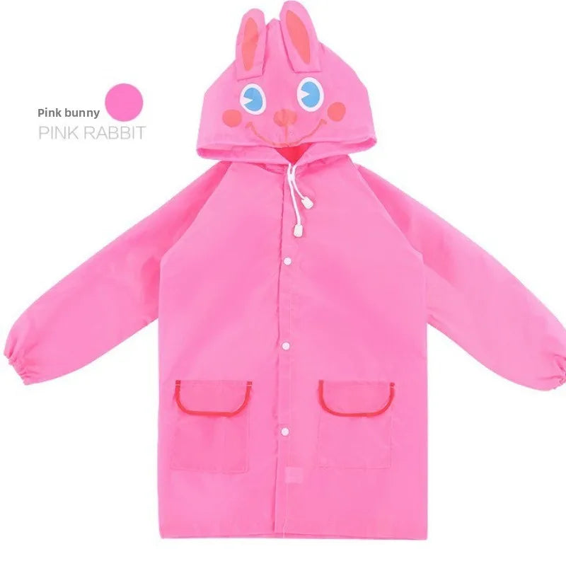 Children's Cartoon Animal Style Waterproof Raincoat