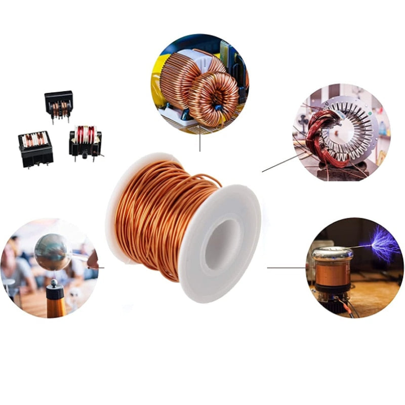 1-3Rolls copper lacquer wire Coil 0.06mm -1.2mm Cable.