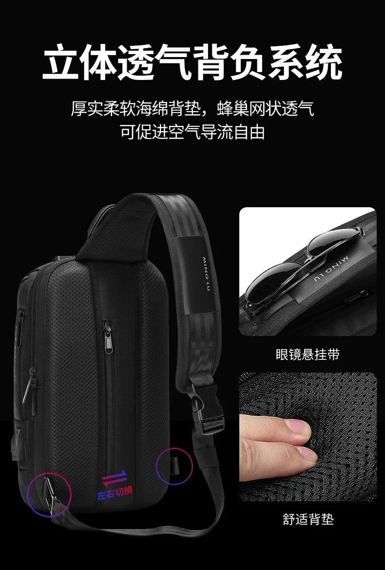 Bange Anti-theft Multifunction Waterproof Crossbody Bag