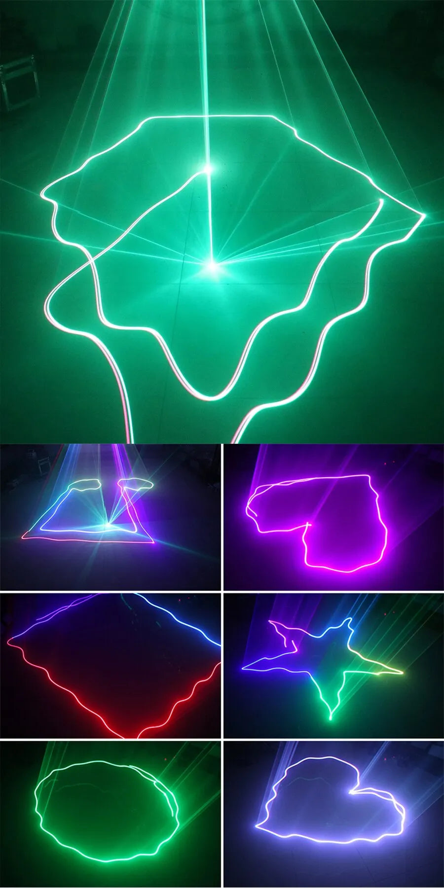 RGB 500MW Laser Beam Light Projector DMX For Dance Parties