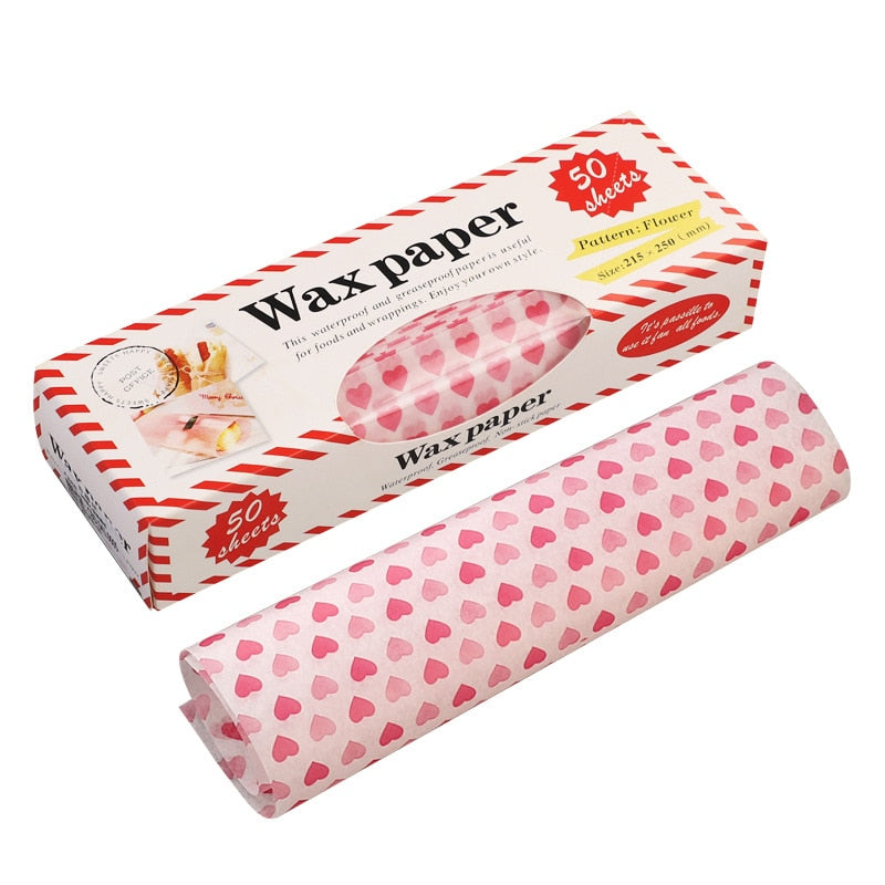 Decorative Wax Paper, great for special events. Wide variety to pick from.