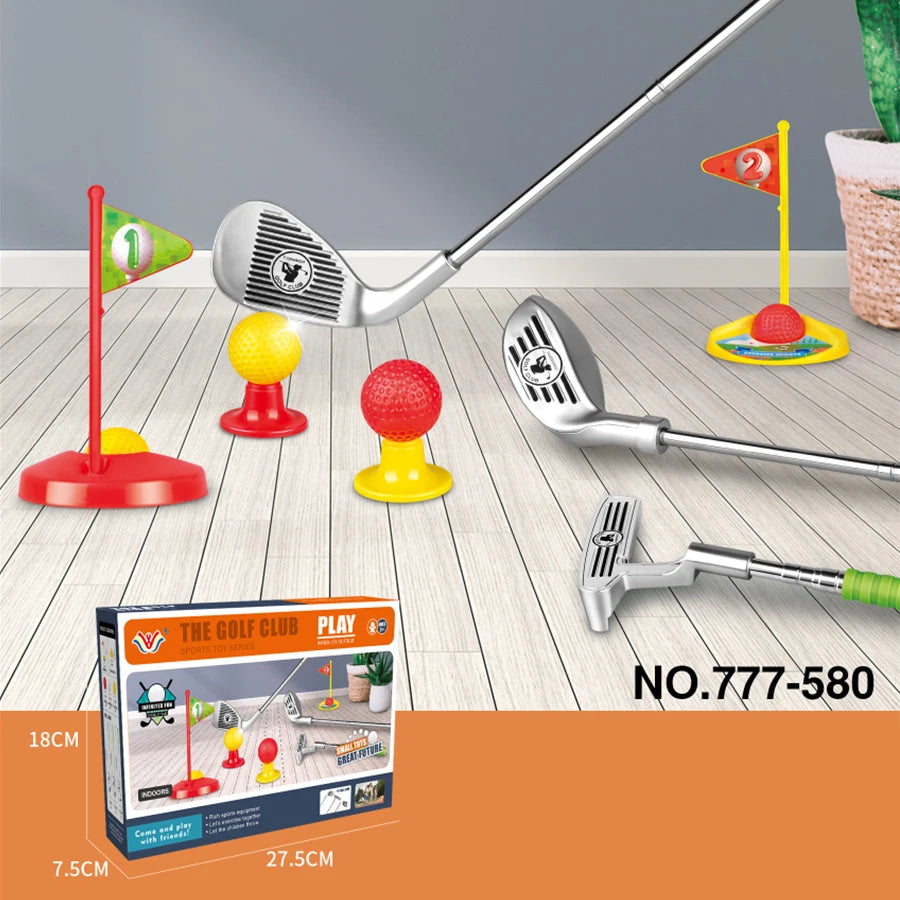 1 Set Children's Retractable Golf Clubs