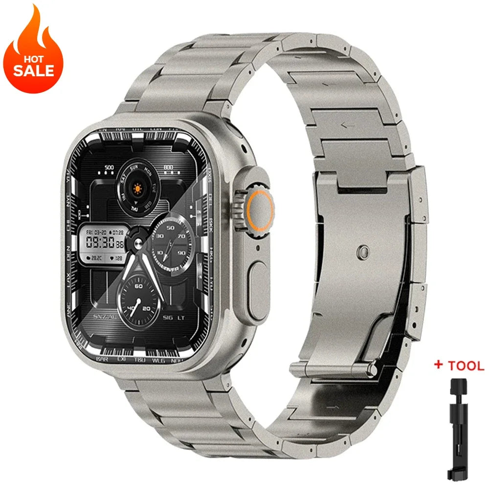 Titanium Metal Strap for Apple Watch Ultra 2 49mm 46mm 45mm 44mm 42mm Series 10 9 8 7 6 SE 5 4