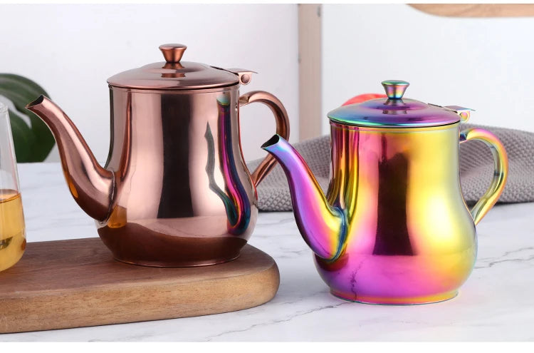 Stainless Steel Tea Pot With FIlter