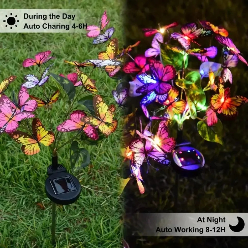 Solar LED Garden Butterfly Decoration