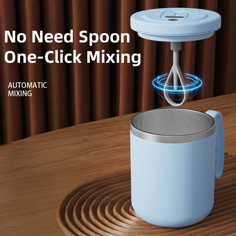 USB Rechargeable 304 Stainless Steel 400ML Automatic Mixing Cup