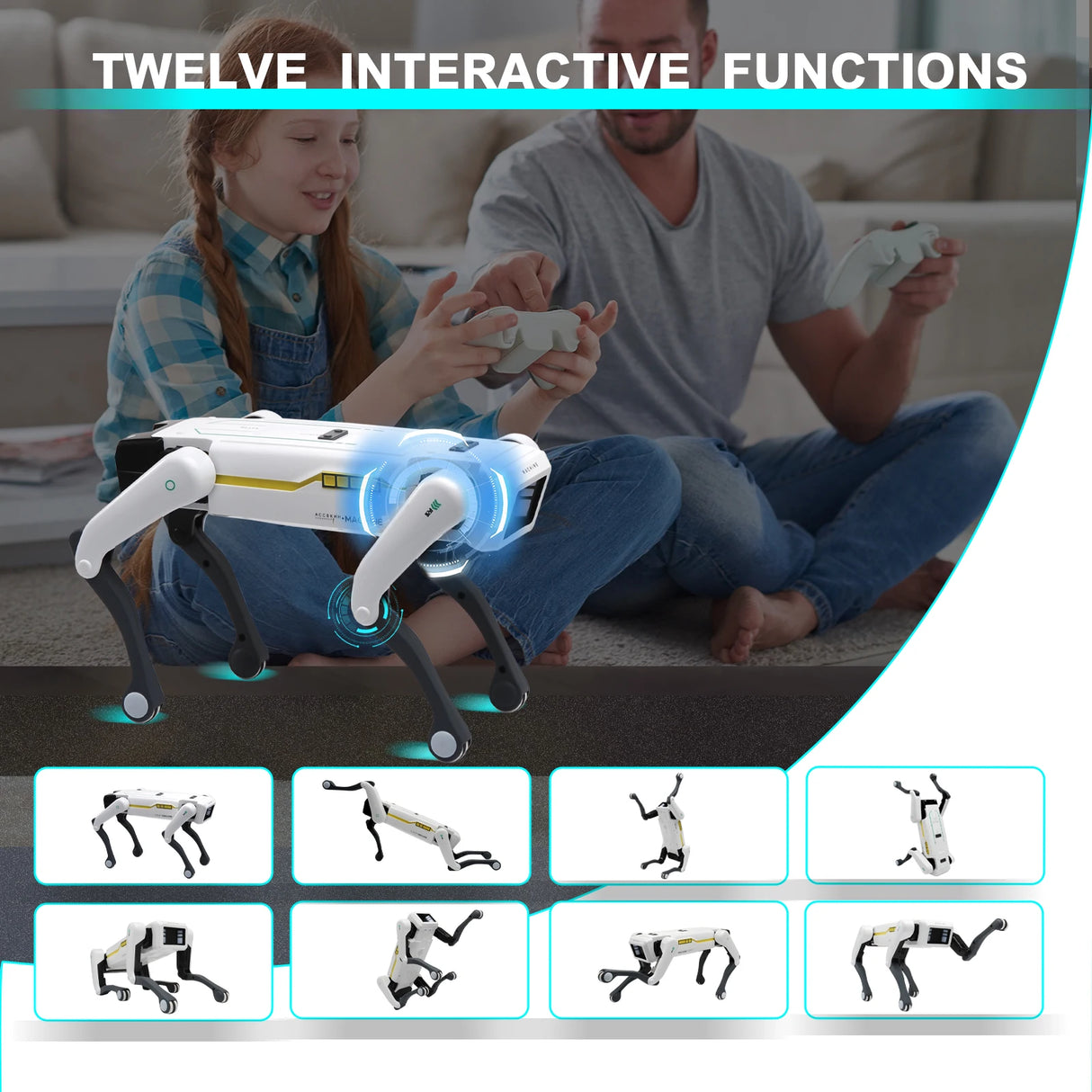 Intelligent AI RC Voice Dialogue APP Remote Control Programming Robot Dog