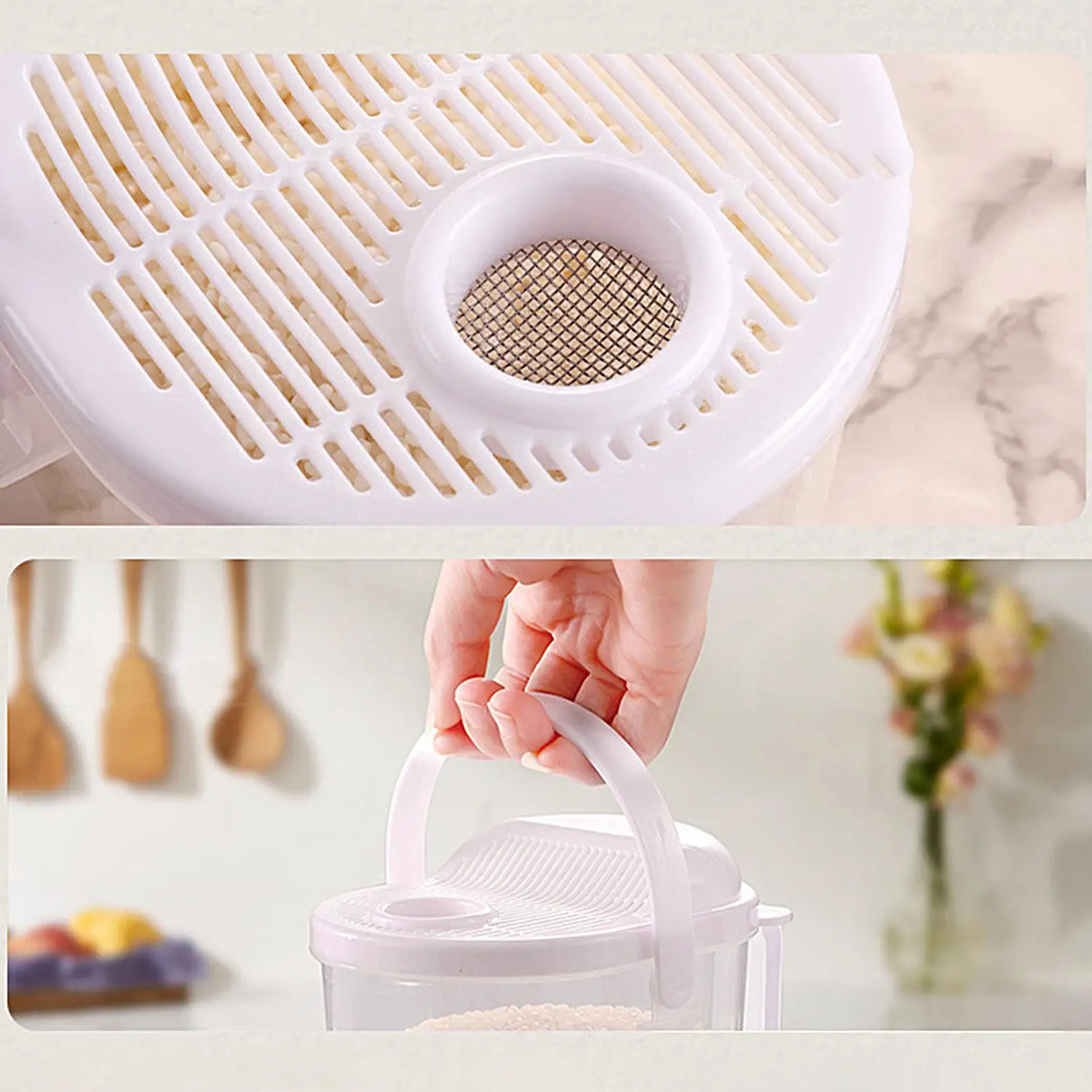 Plastic Rice/Bean Strainer