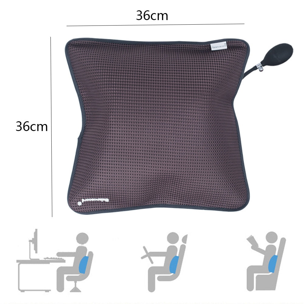 Inflatable Lumbar Support Pillows - Orthopedic Design for Back Pain Relief