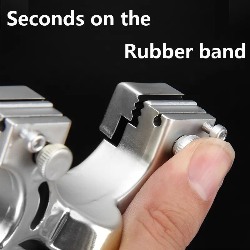 Laser Aiming Anti Slip Gradient Blue Slingshot.