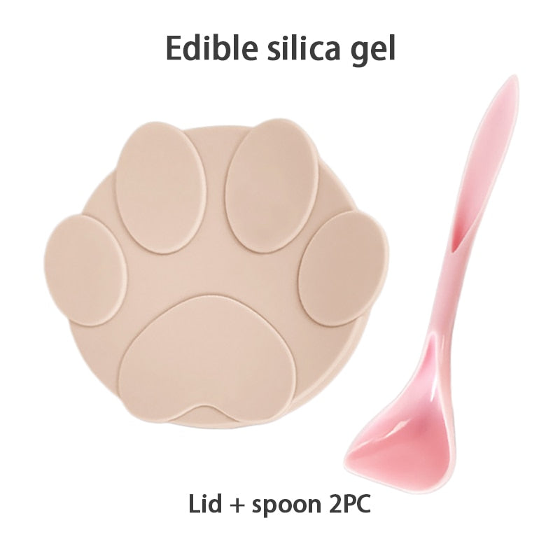 Silicone Pet Food Lid/Spoon.