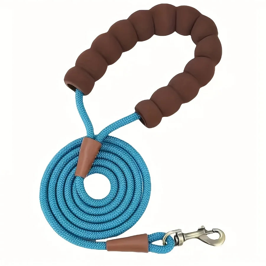 Heavy Duty Durable Rope Leash With Soft Handle for Small, Medium Pets