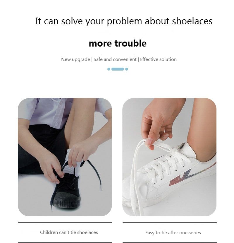 8MM Widened Flat Press Lock Shoelaces.