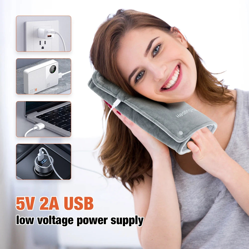 Graphene Soft Washable Electric USB Charging Heating Pad