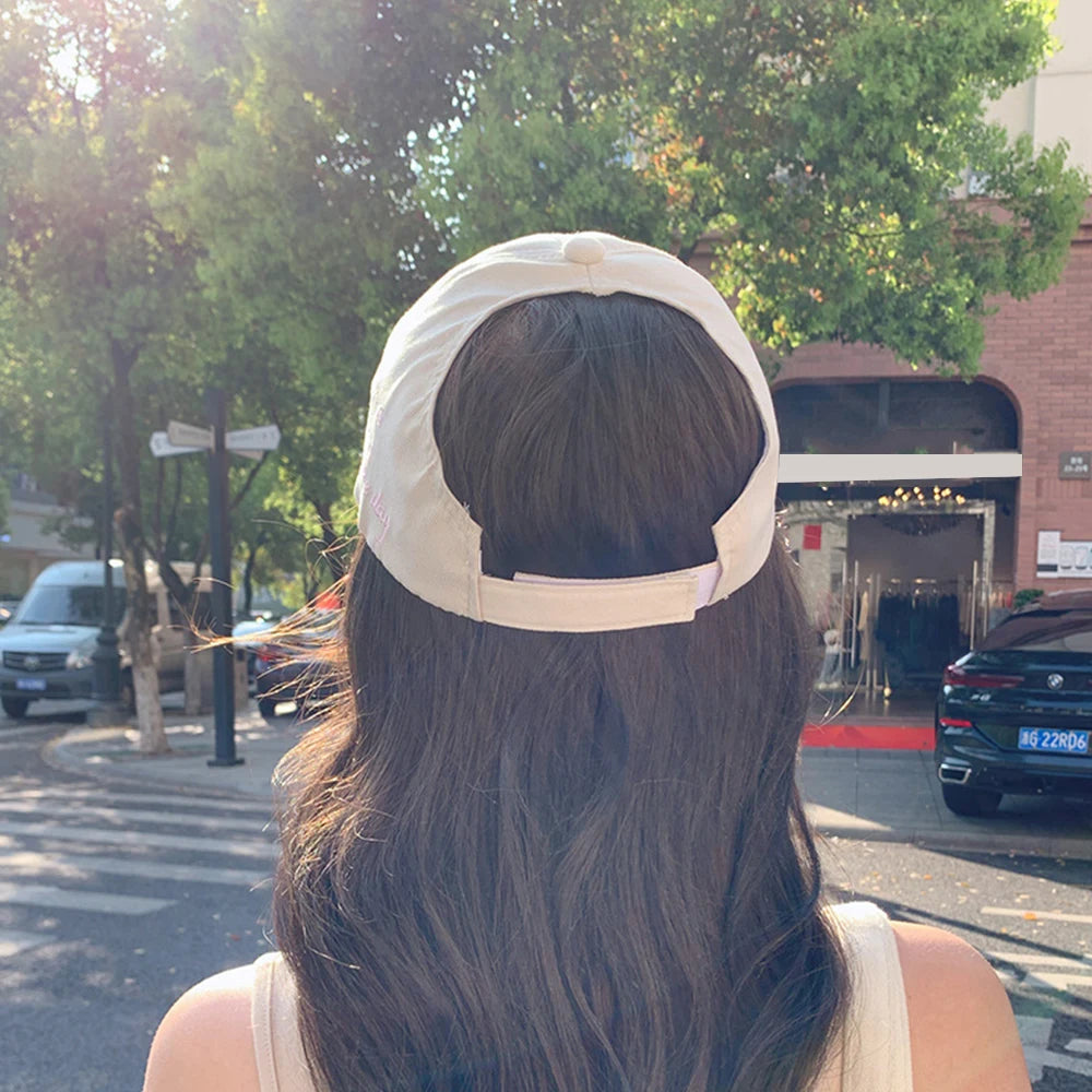 Sporty Ponytail Cap With Snapback