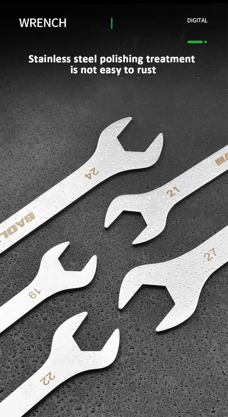 5-32MM Ultra-thin Universal Open End Wrenches