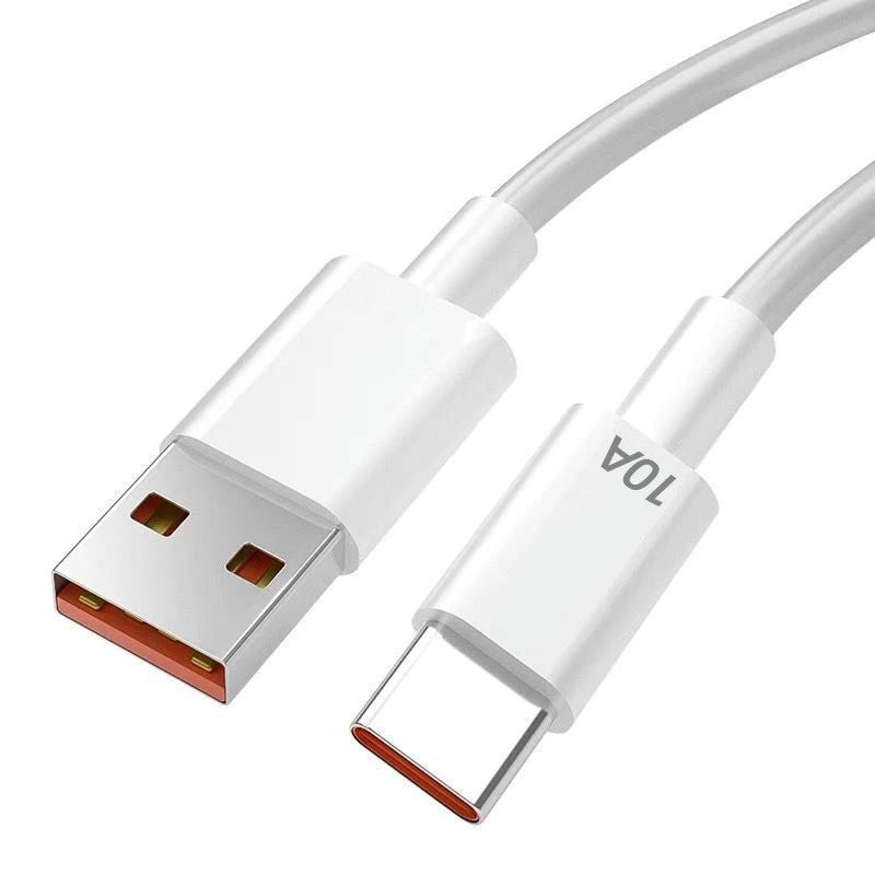 Super Fast Charging 120W USB Type C Cable 10A USBA to USB C 0.25/1/1.5/2M