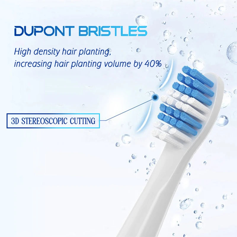 Replacement Brush Heads for Seago Electric Toothbrushes E1-9/SG2303/SG575
