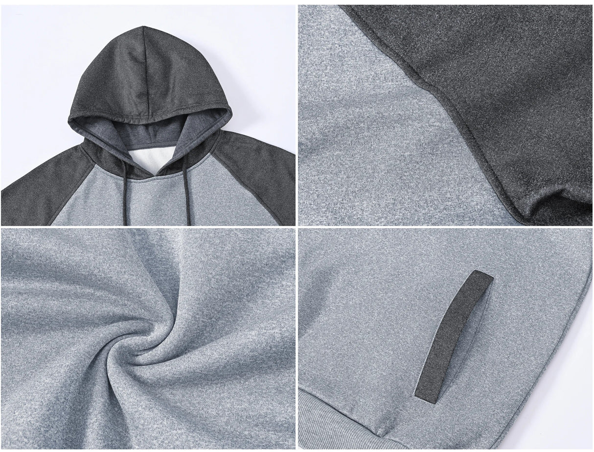 Men's Autumn/Winter Cozy Fleece Pullover Hoodies.