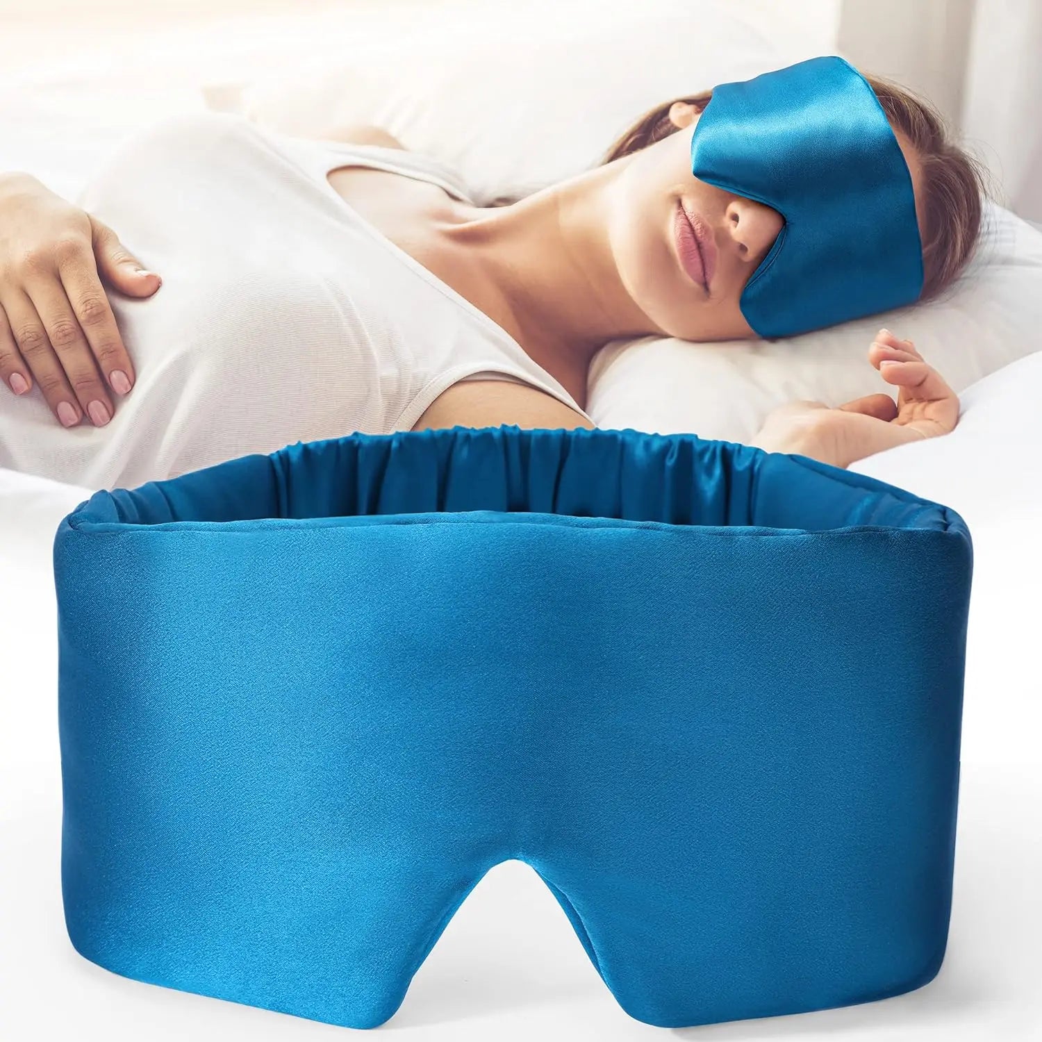 100% Natural Silk Breathable Blackout Sleep Mask