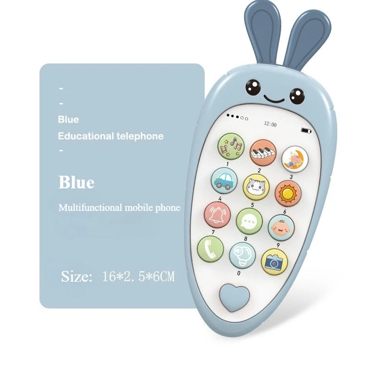 Children's Soft Plastic Music And Light Simulation Mobile Phone