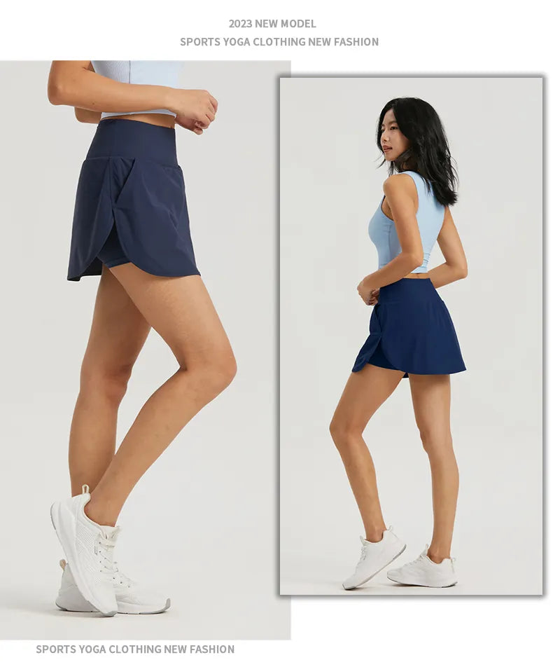 WISRUNING Skort For Badminton Or Tennis