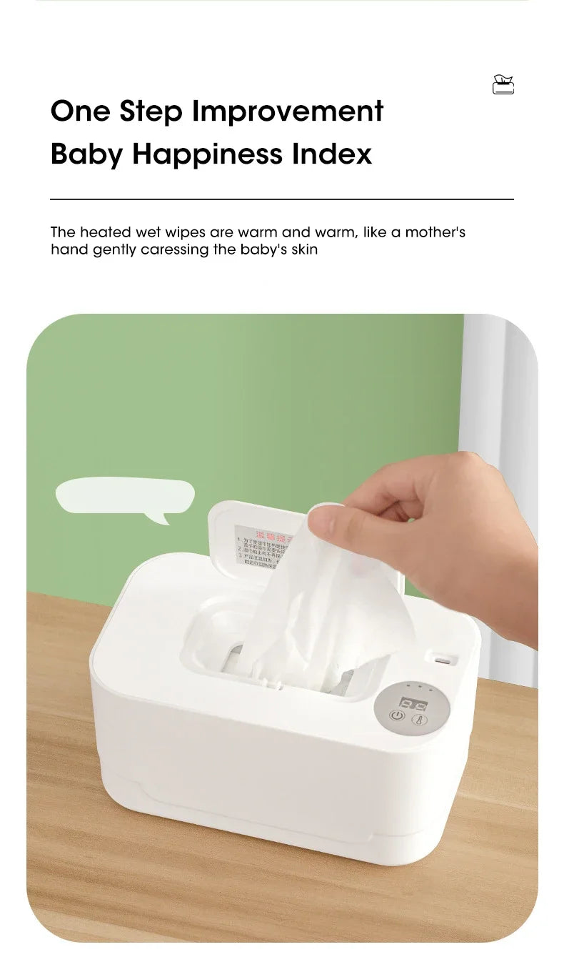 USB/LED Baby Wet Wipe Warmer Dispenser