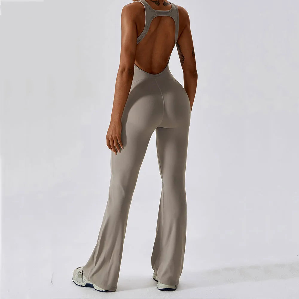 One Piece Activewear Legging Jumpsuit