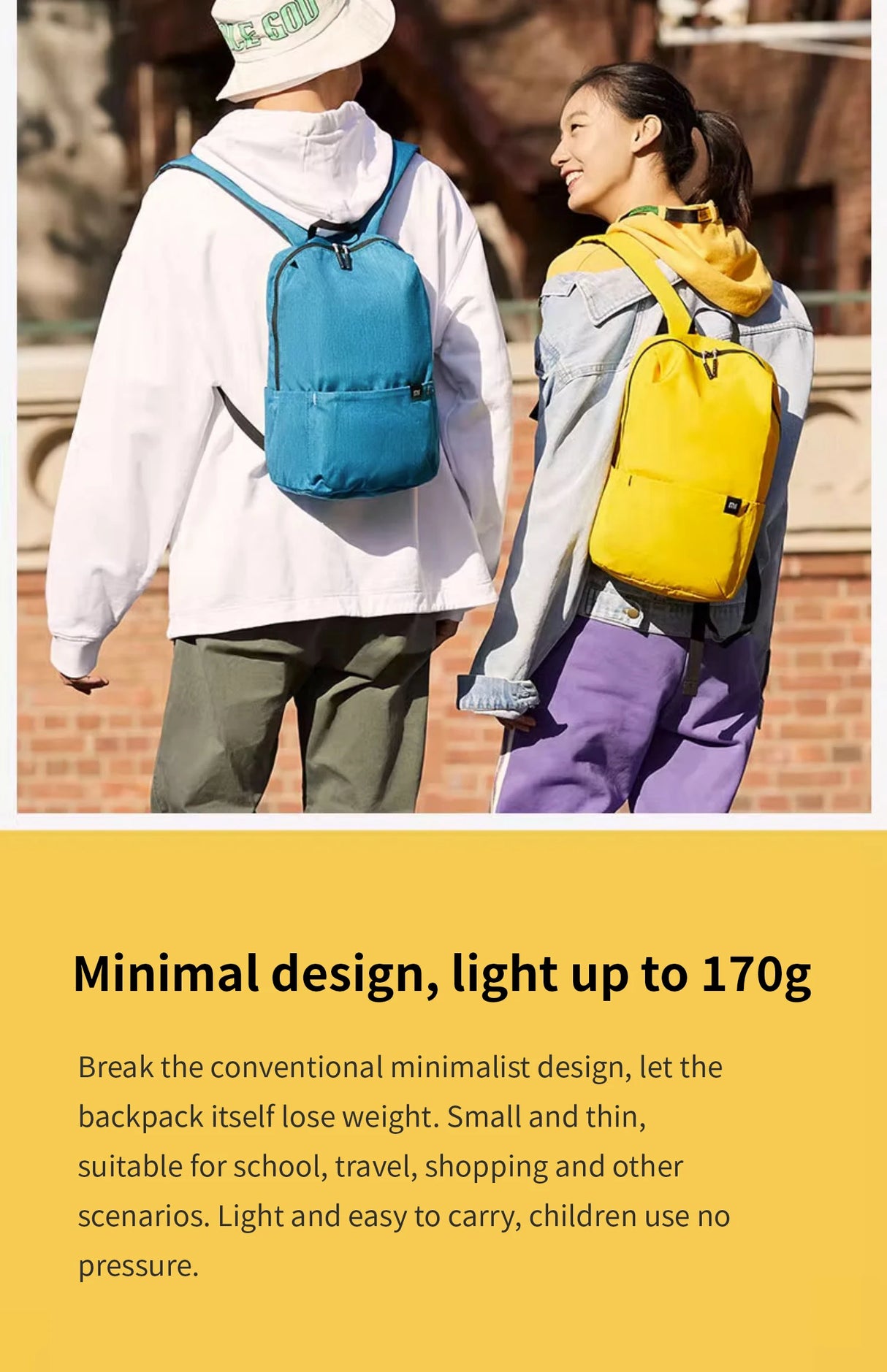 Xiaomi Men And Women Ultra-Lightweight Waterproof Colorful Sports bag